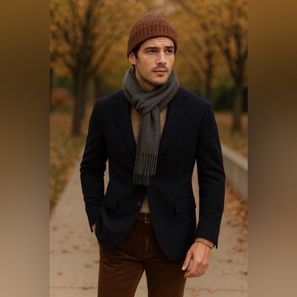 Marco Donateli - Men’s Custom Blazer - Navy - Picture 13 of 14